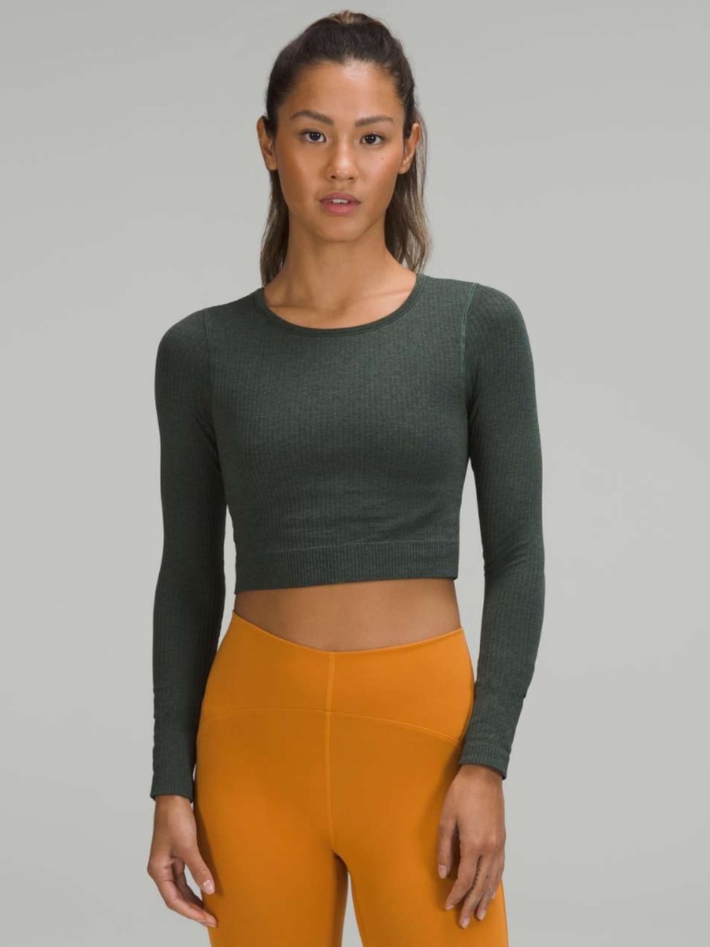 Lululemon Ebb to Street Cropped Long Sleeve